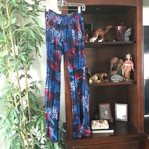 Roxy pants with smocked waist line